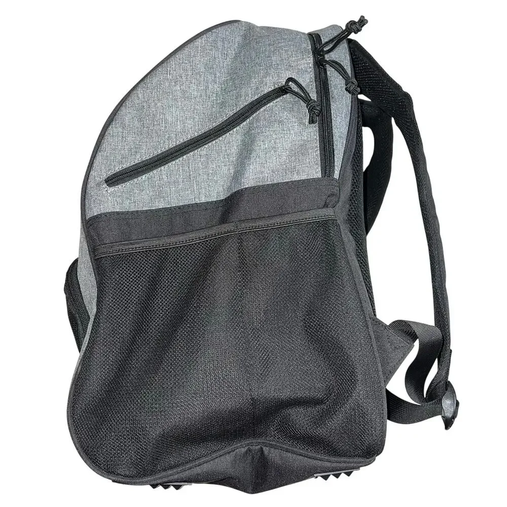 DEEGO Basketball Athletic Backpack Sports Bag Black Gray